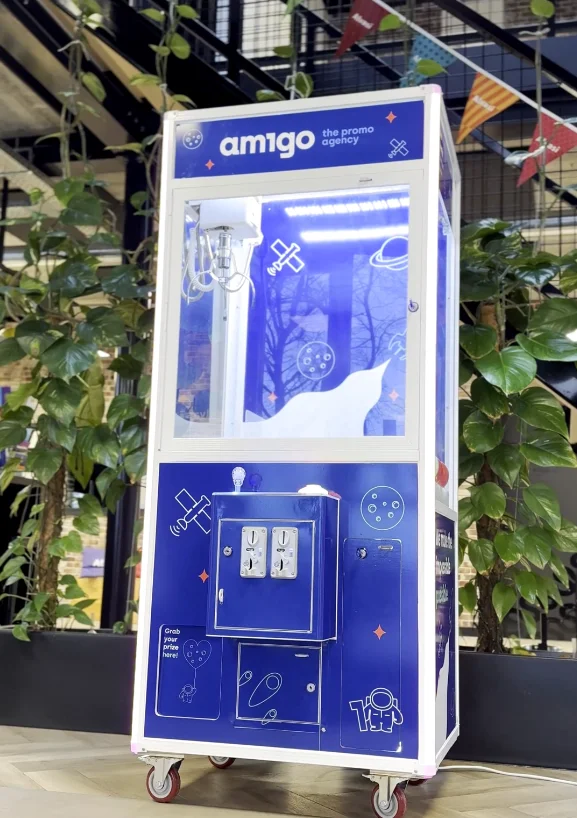 Gepersonaliseerde grijpmachine voor beurzen huren