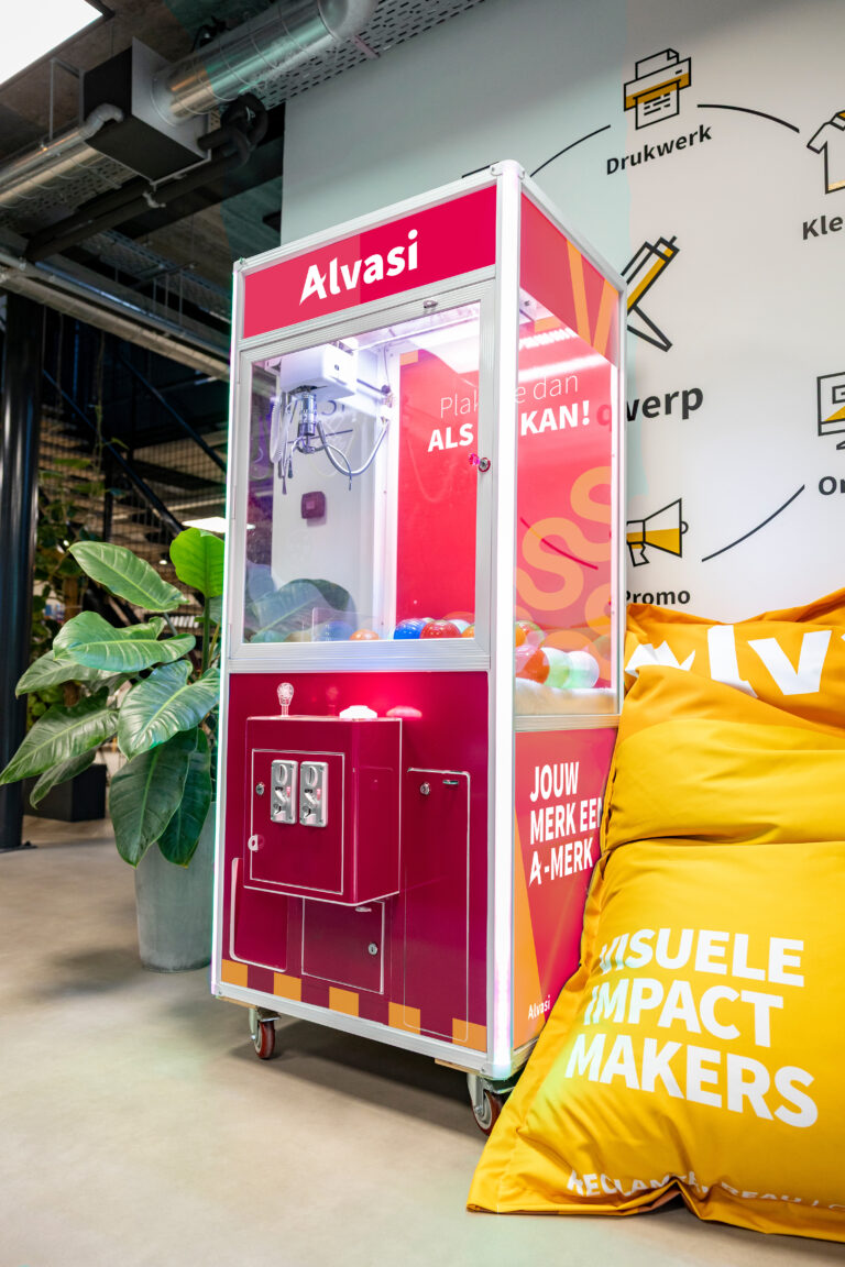 Promoclaw gepersonaliseerde grijpmachine huren